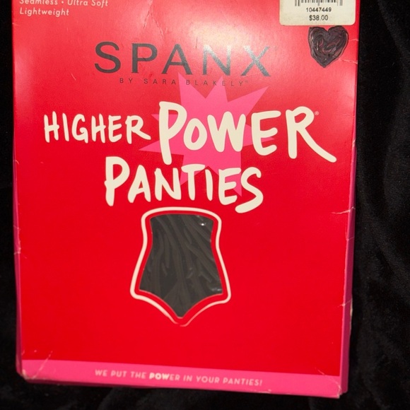 SPANX Red and Black Higher Power Panties Shapewear - Picture 4 of 10